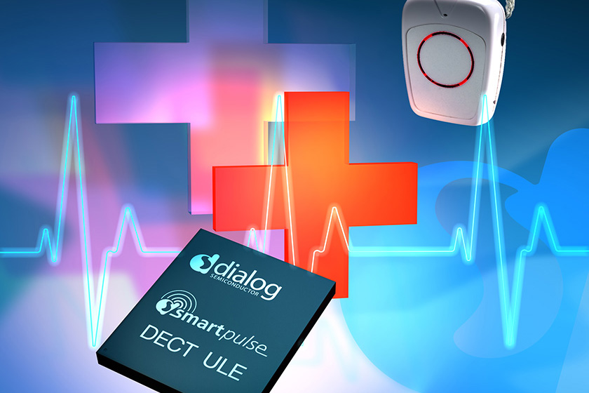 A product application illustration for Dialog Semiconductor